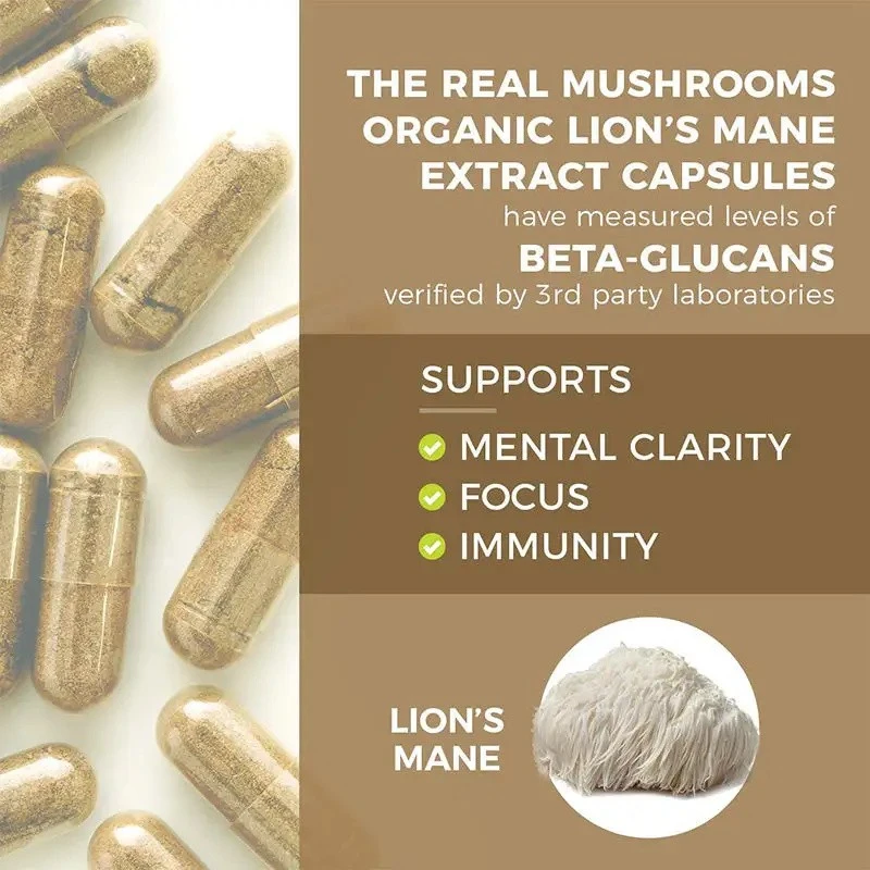 Organic Lions Mane Extract Capsules best