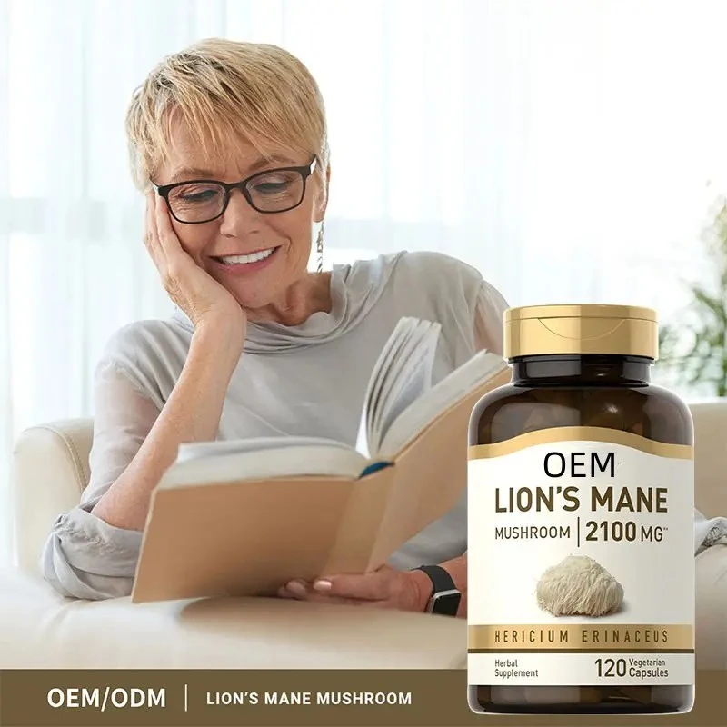 Organic Lions Mane Extract Capsules factory